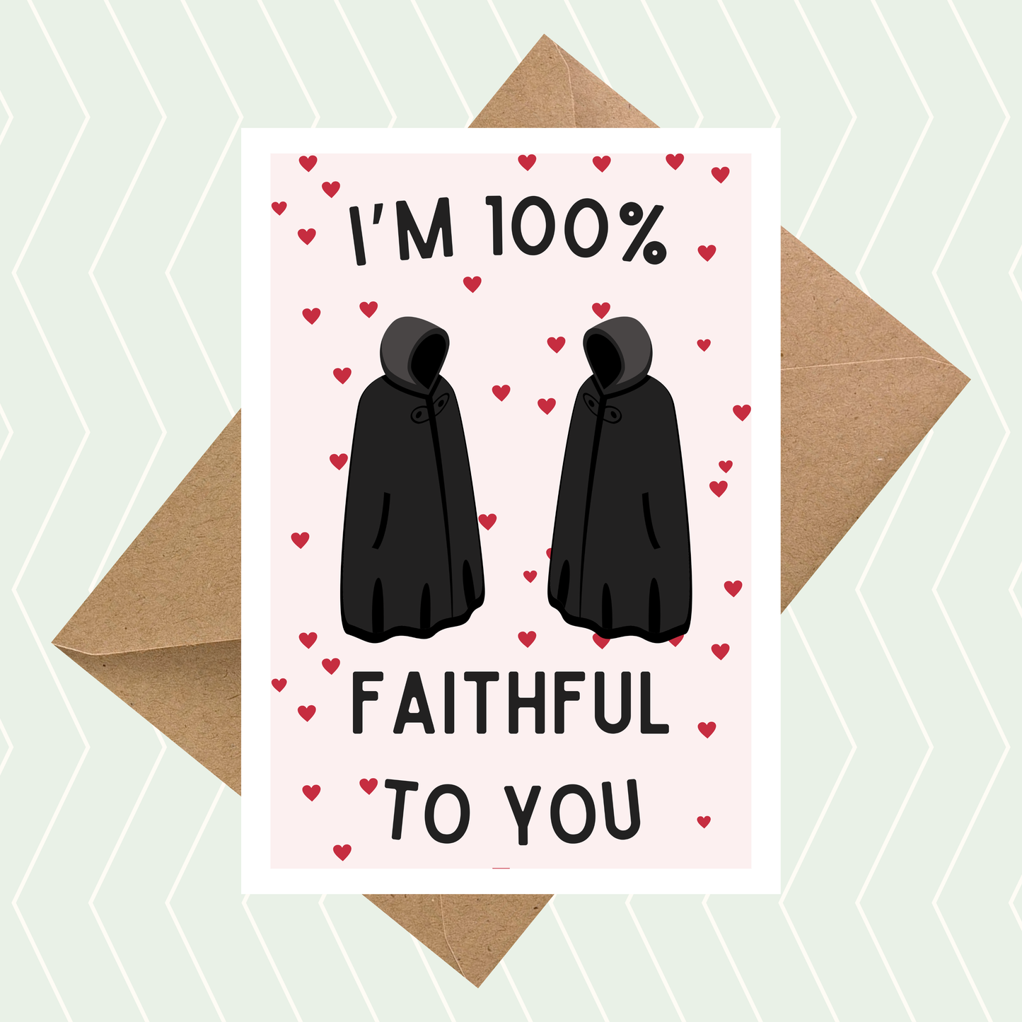 The Traitors Inspired 100% Faithful Card