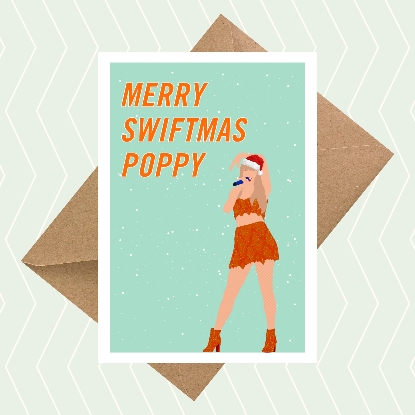 Personalised Merry Swiftmas Card
