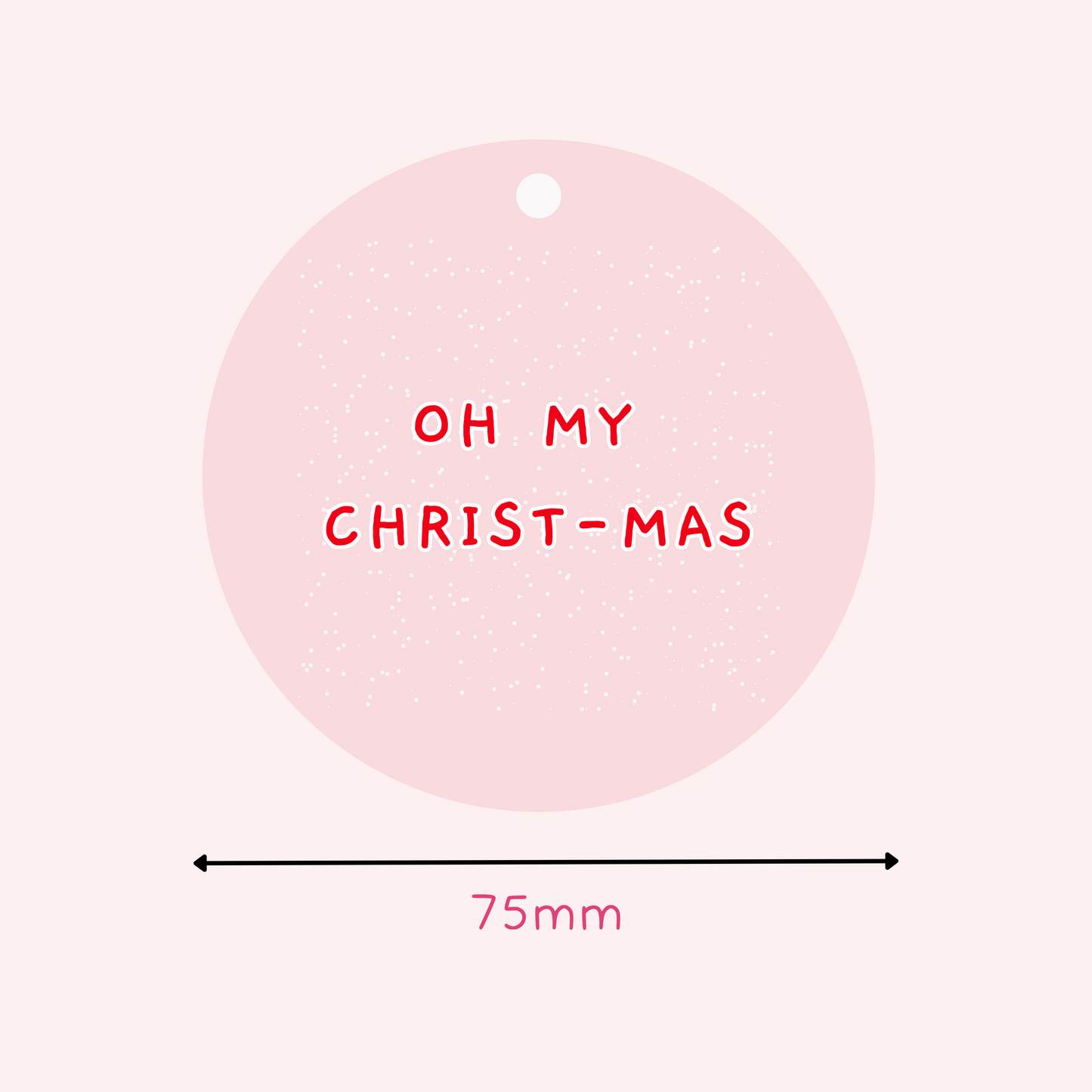 Gavin and Stacey Inspired Oh My Christ-mas Christmas Decoration