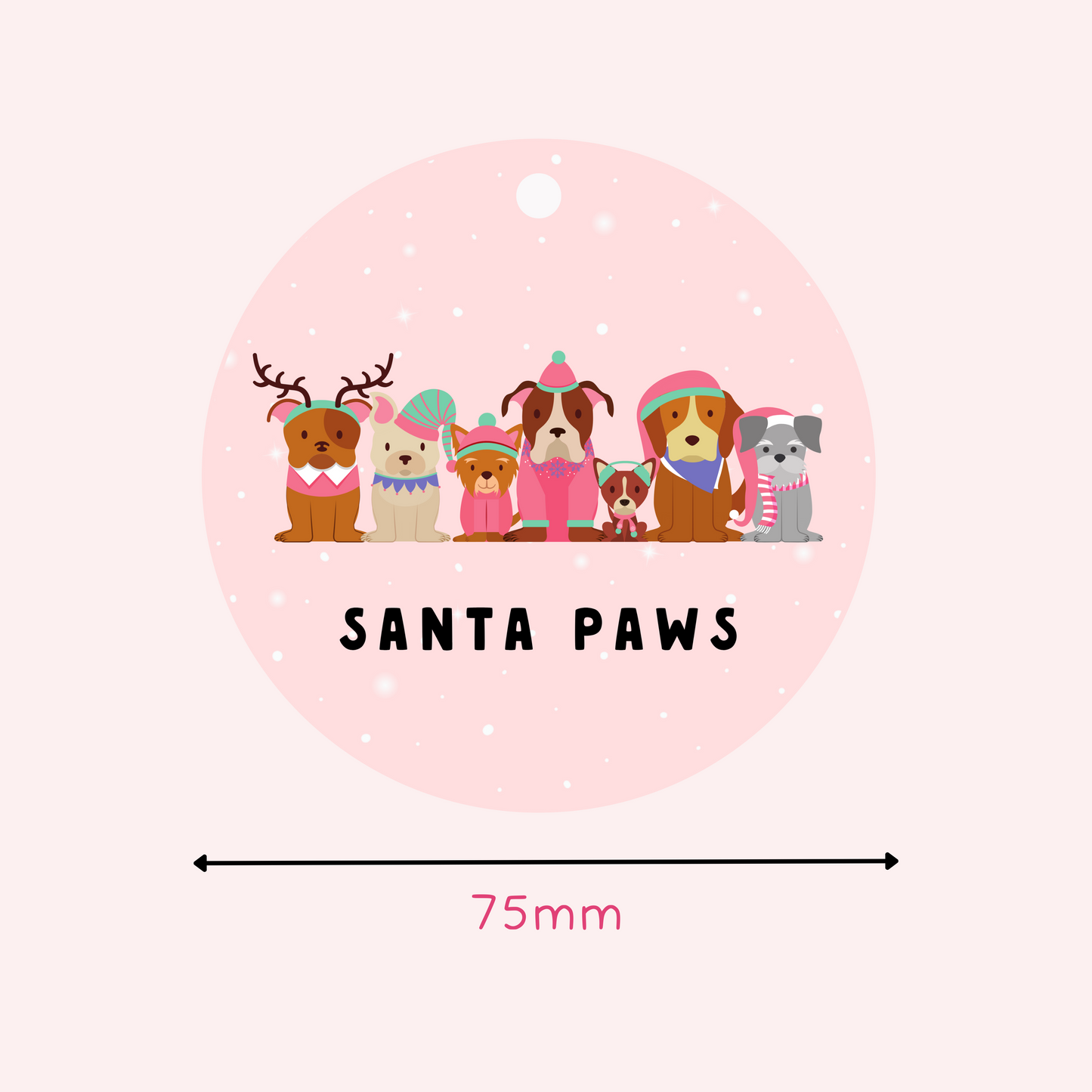 Santa Paws Christmas Decoration