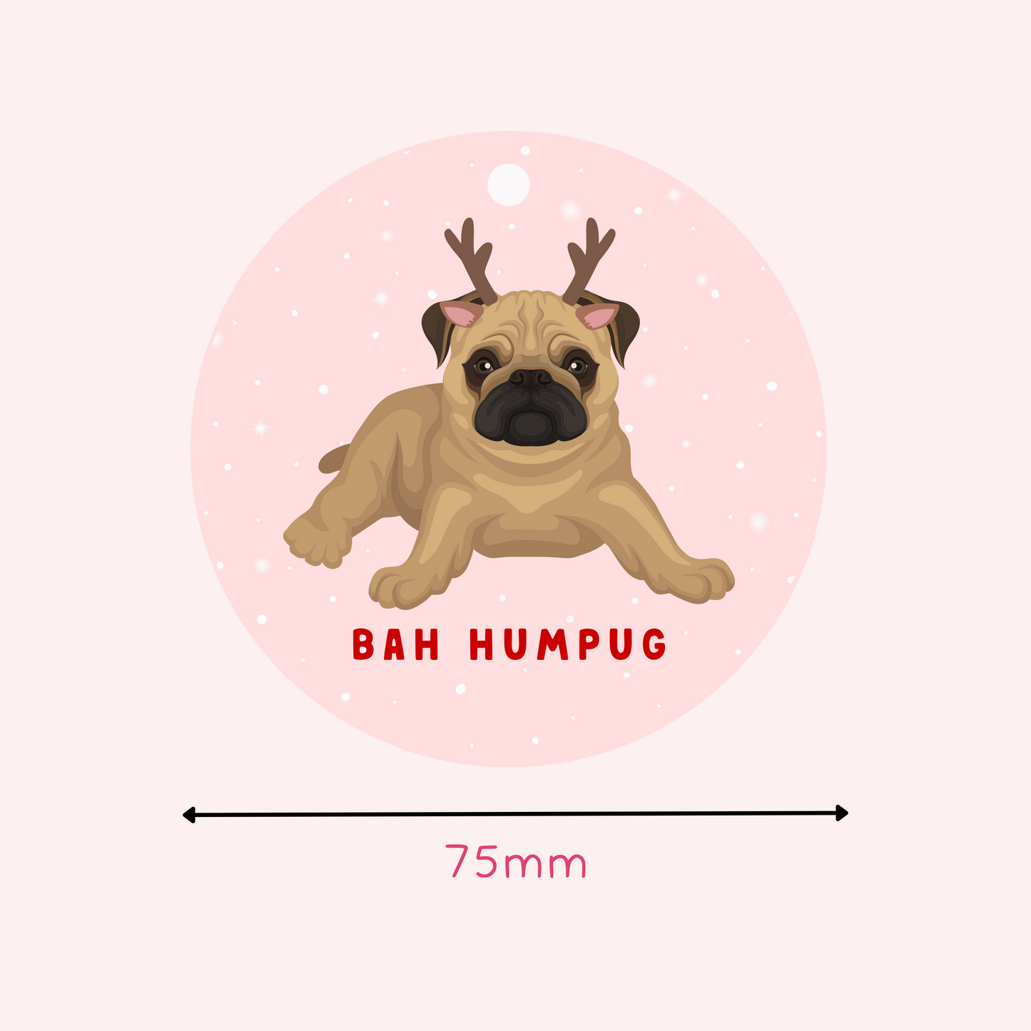 Bah HumPug Christmas Decoration