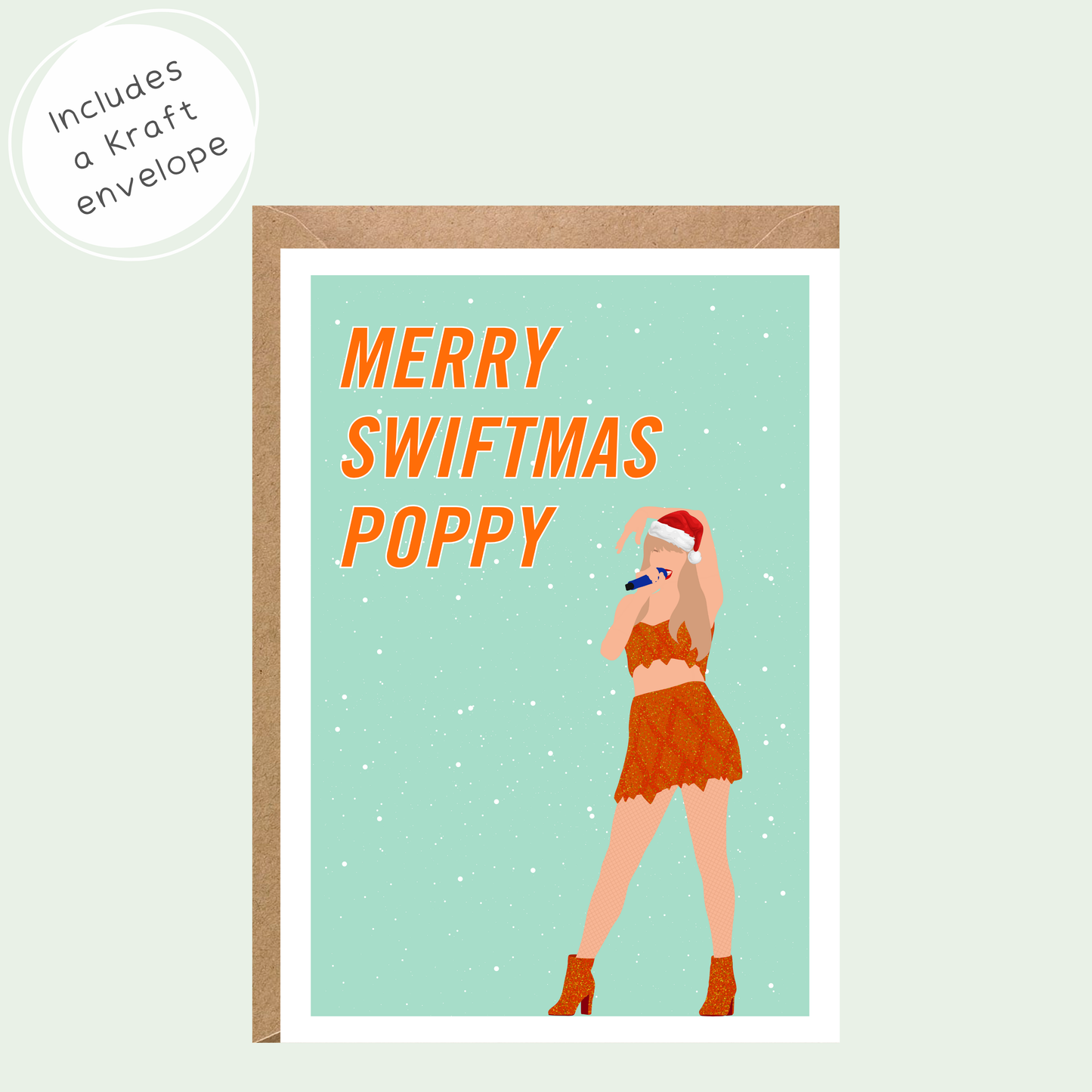 Personalised Merry Swiftmas Card