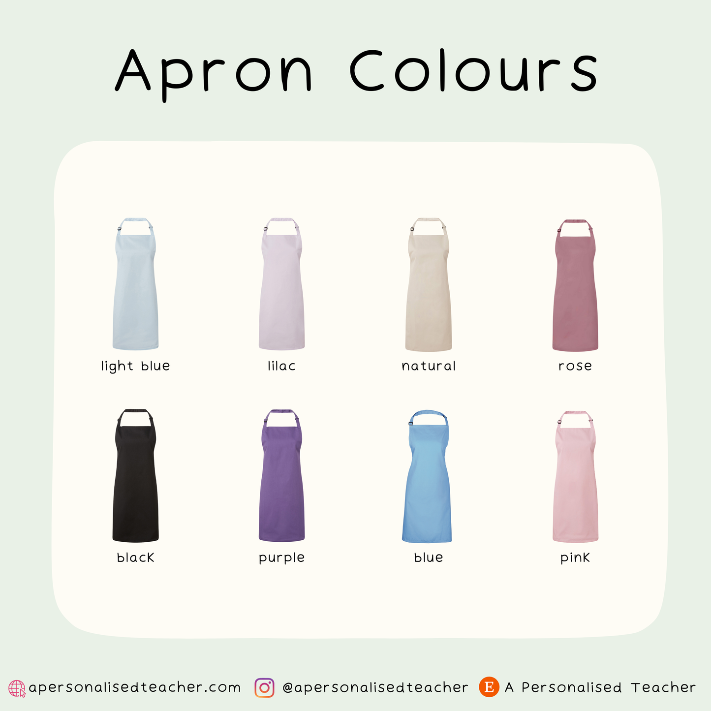 Personalised Wedding Party Apron