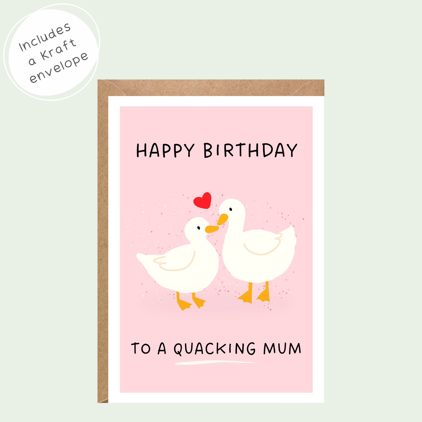 Happy Birthday To a Quacking Mum Card
