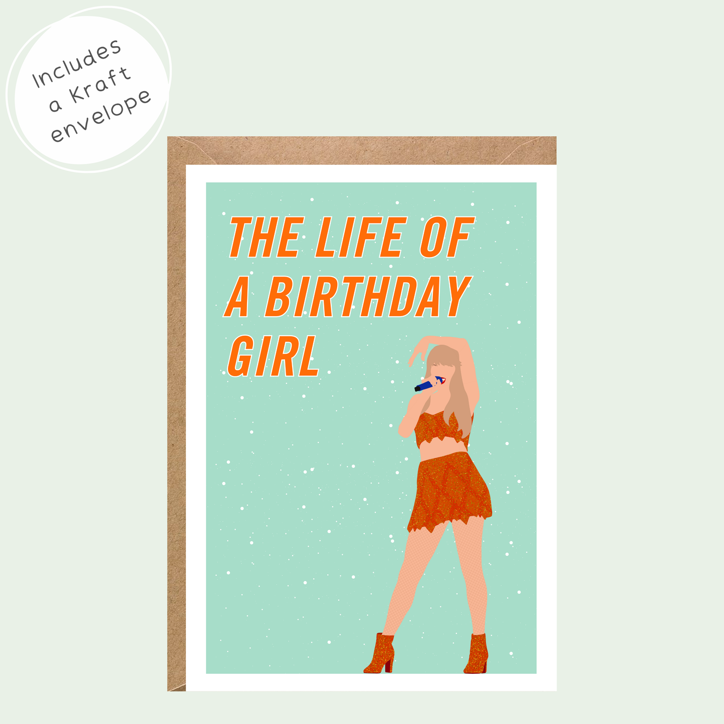The Life of a Birthday Girl Card