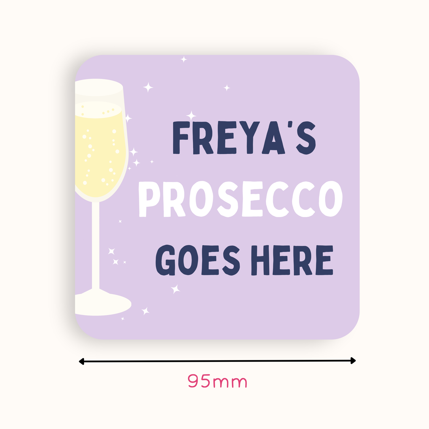 Personalised Drinks Coasters - Bulk Option