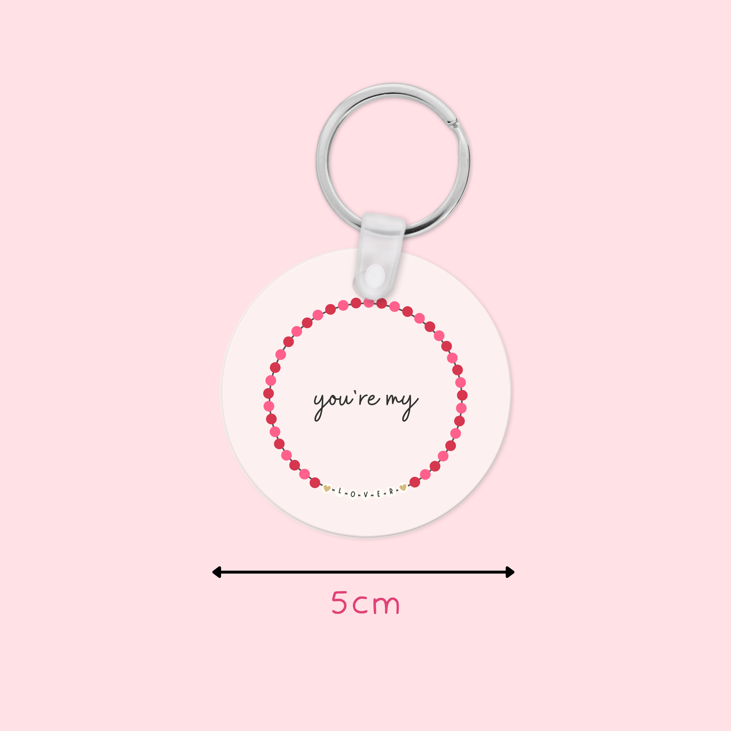 Taylor Swift Inspired You're my Lover Keyring