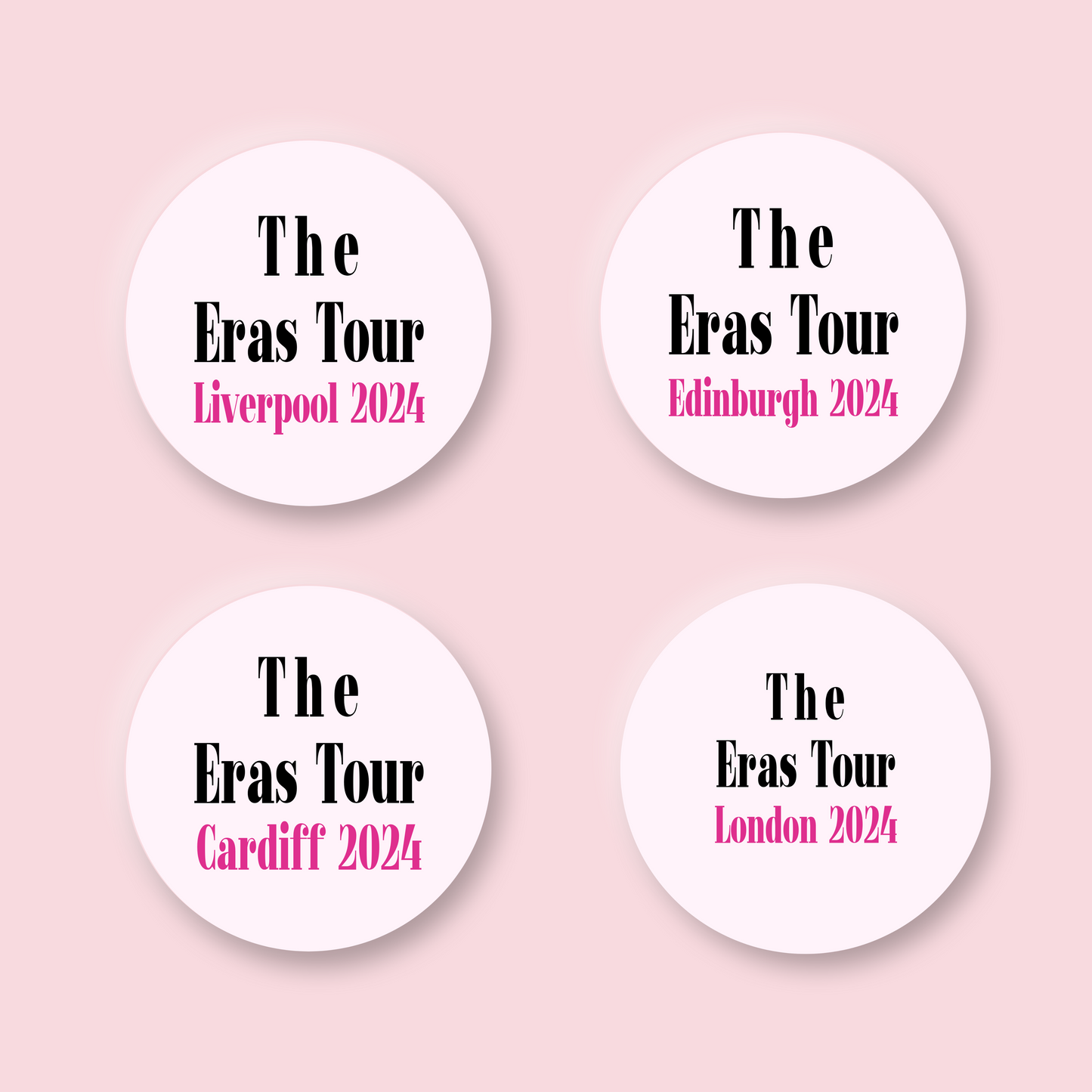 Eras Tour 2024 Badge (London, Edinburgh, Cardiff, Liverpool)