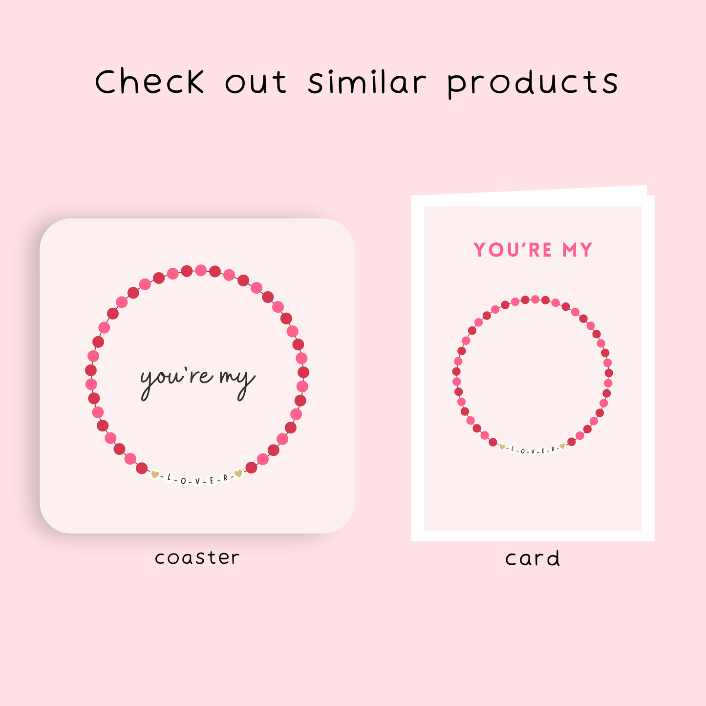 Taylor Swift Inspired You're my Lover Keyring