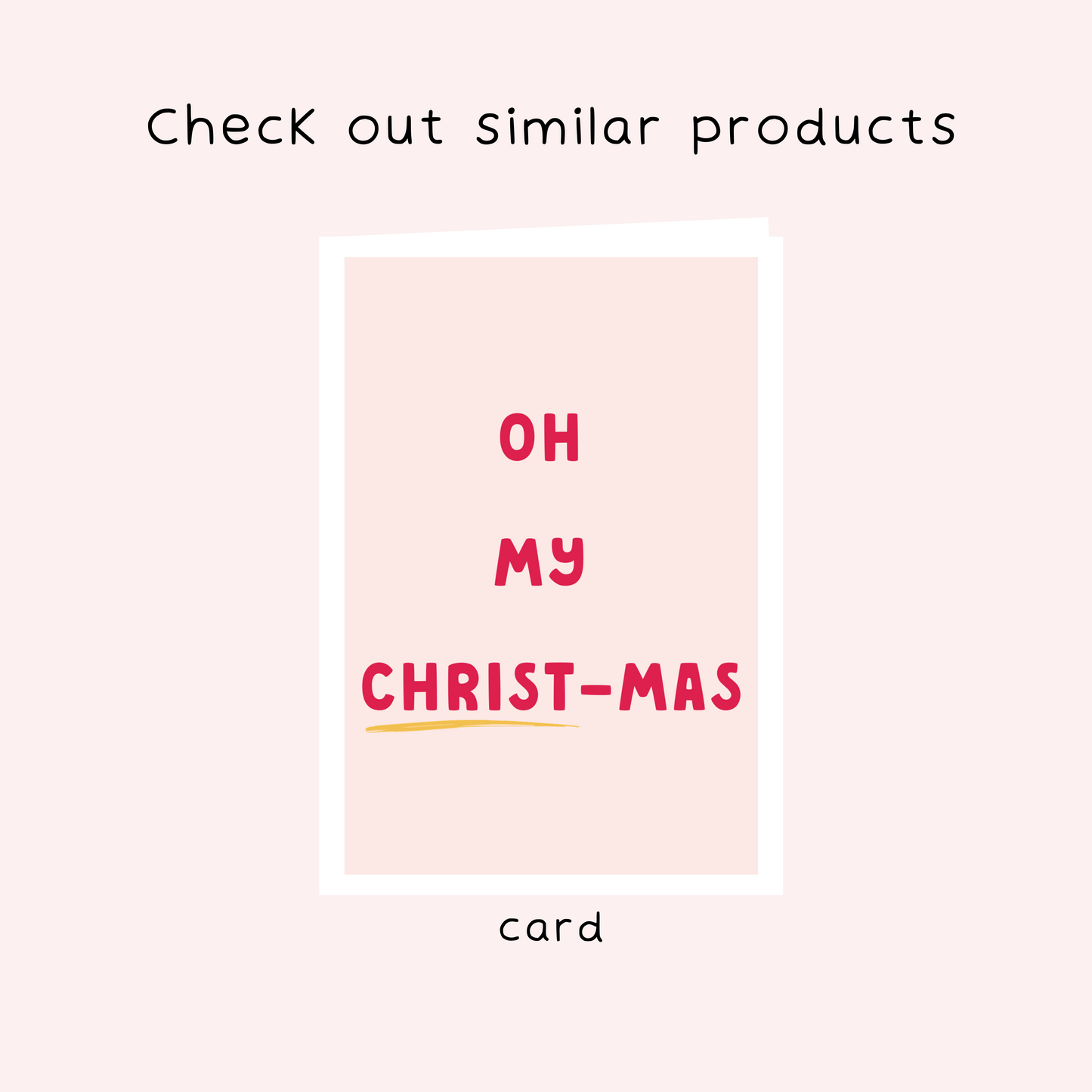 Gavin and Stacey Inspired Oh My Christ-mas Christmas Decoration