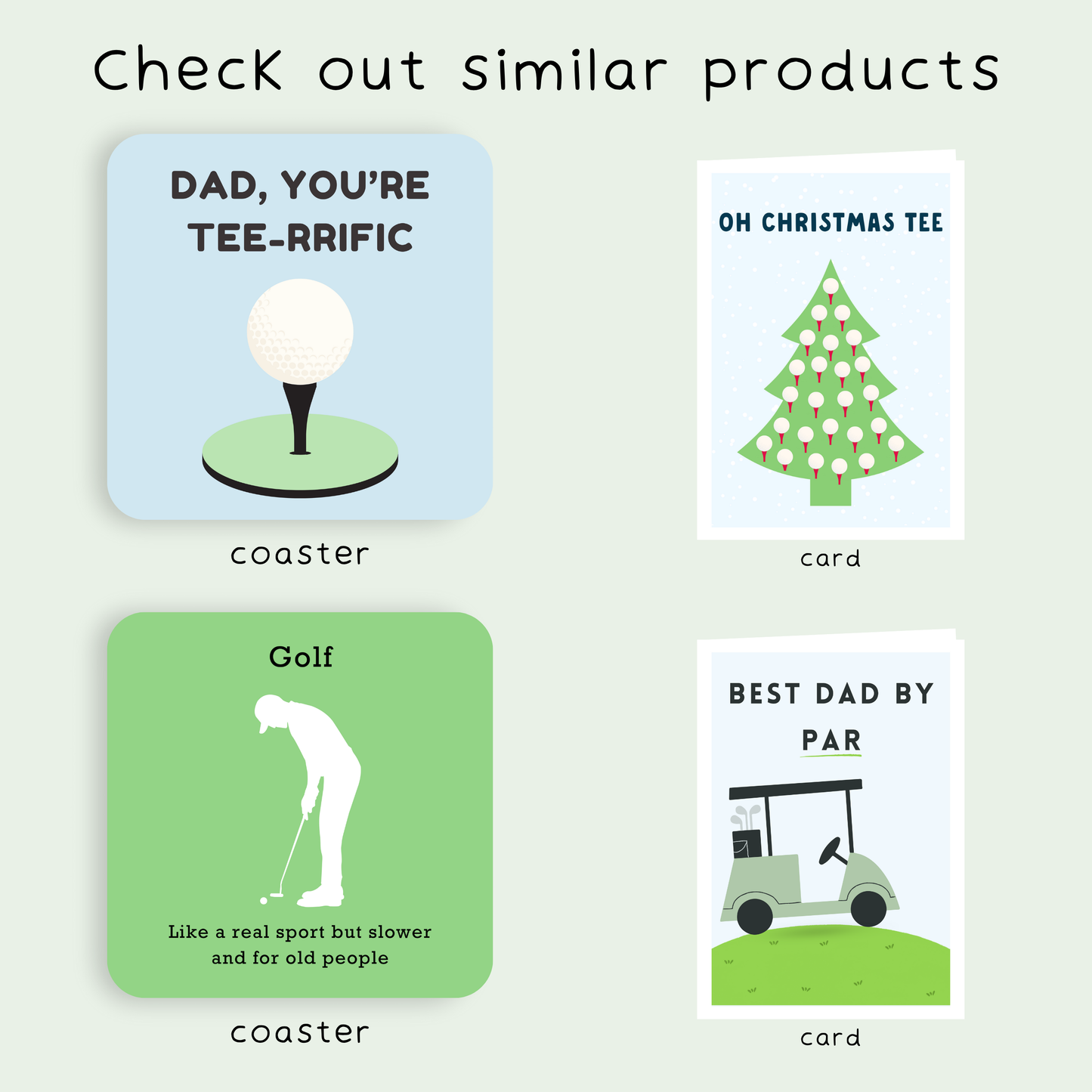 Oh Christmas Tee Golf Christmas Decoration