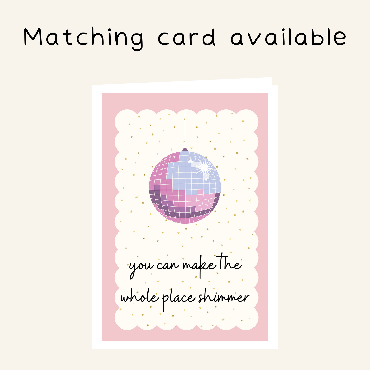 Taylor Swift Inspired Whole Place Shimmer Coaster