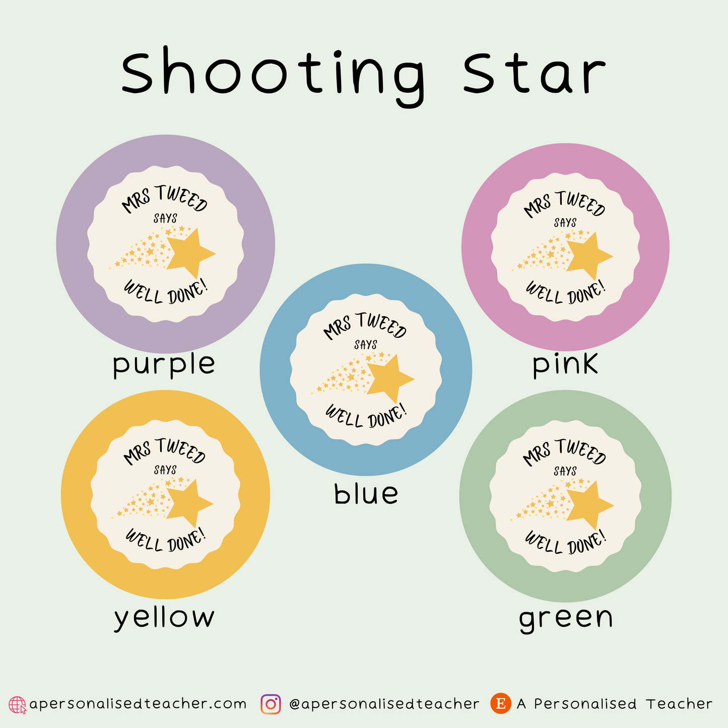 Personalised Teacher Stickers
