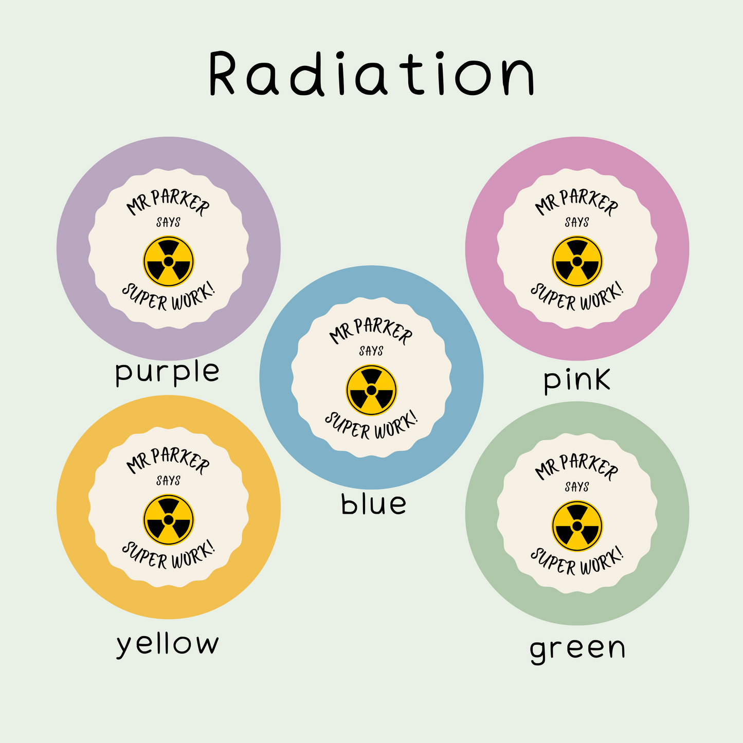 Personalised Chemistry Teacher Stickers