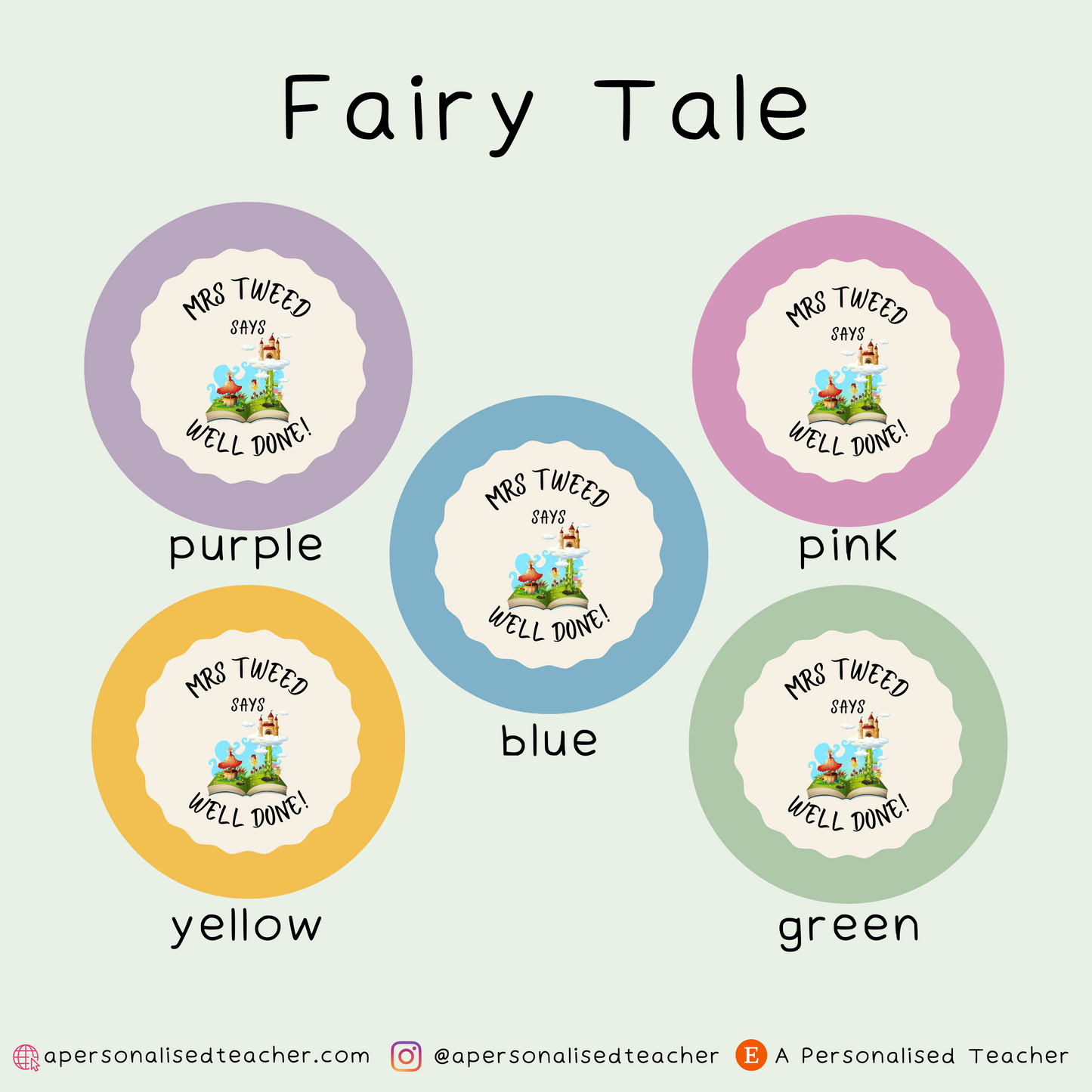 Personalised Teacher Stickers