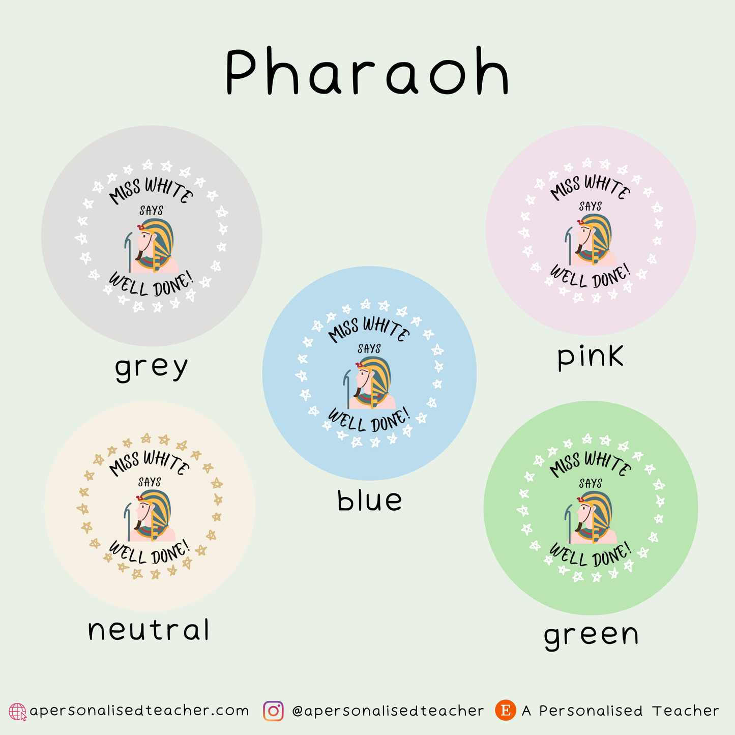 Personalised History Teacher Stickers