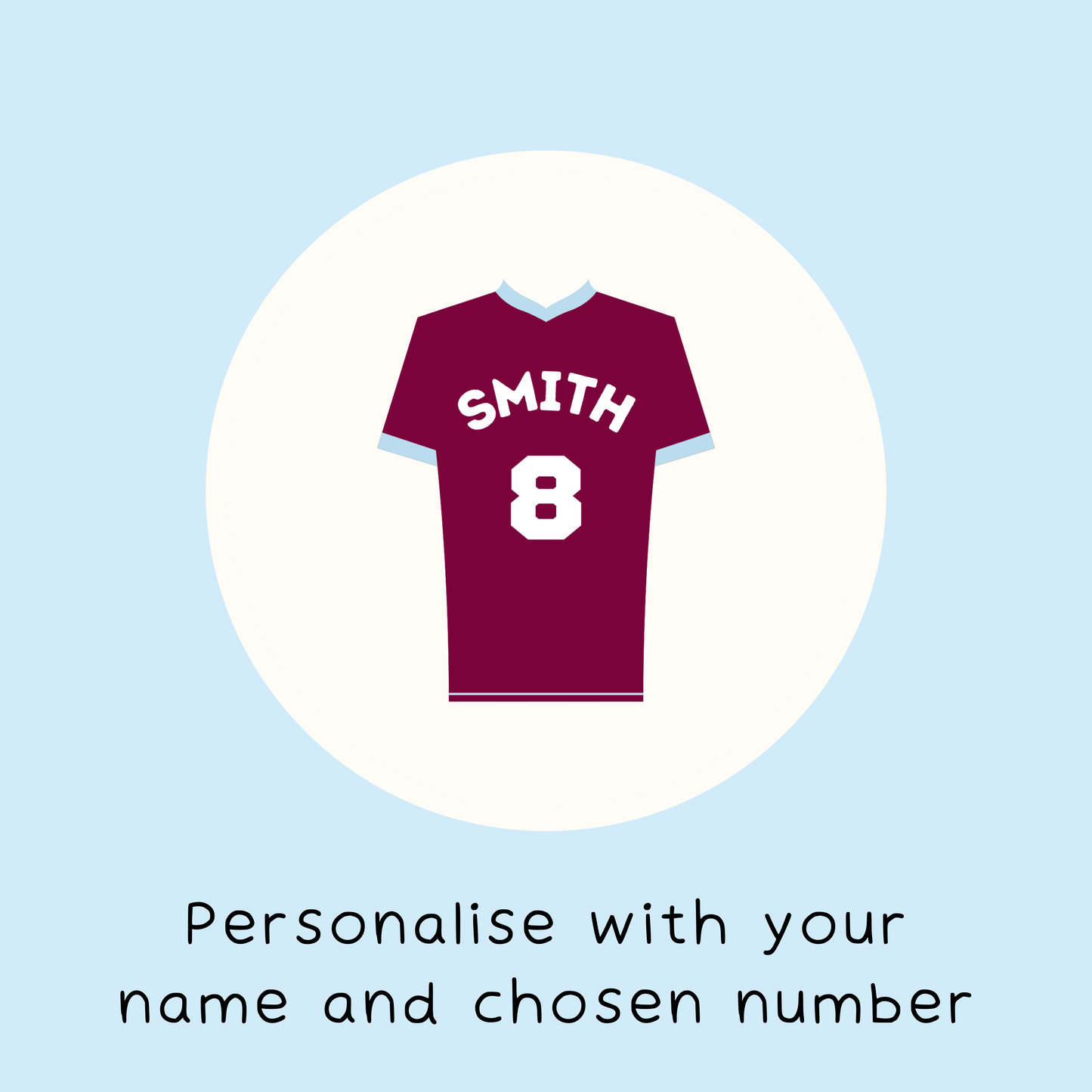 Personalised Football Shirt Tape Measure