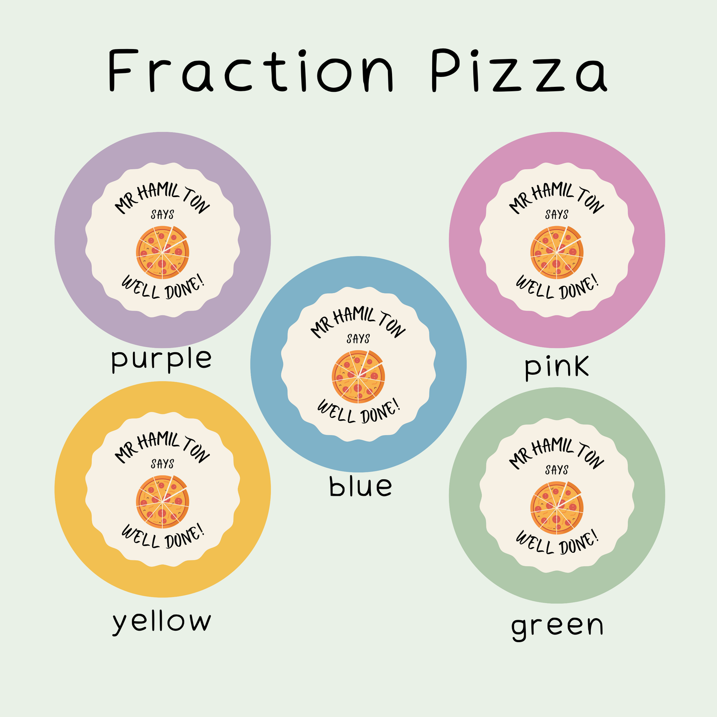 Personalised Maths Teacher Stickers