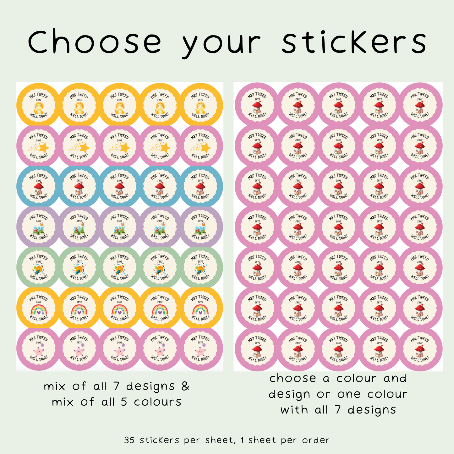 Personalised Teacher Stickers