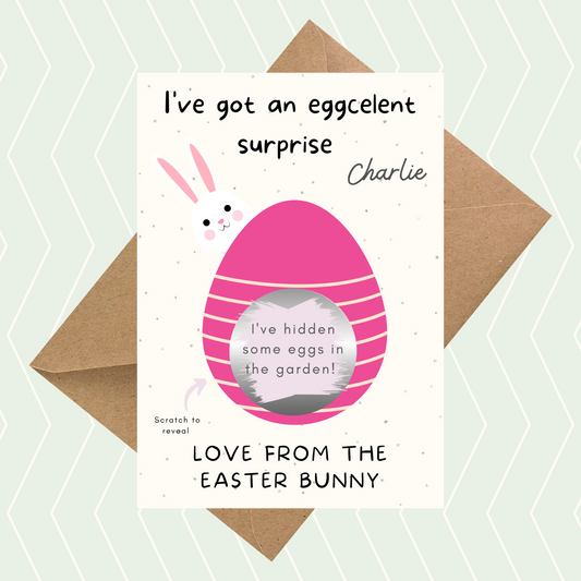 Personalised Scratch To Reveal Surprise Easter Gift Voucher