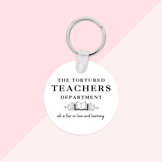 Tortured Teachers Department Keyring