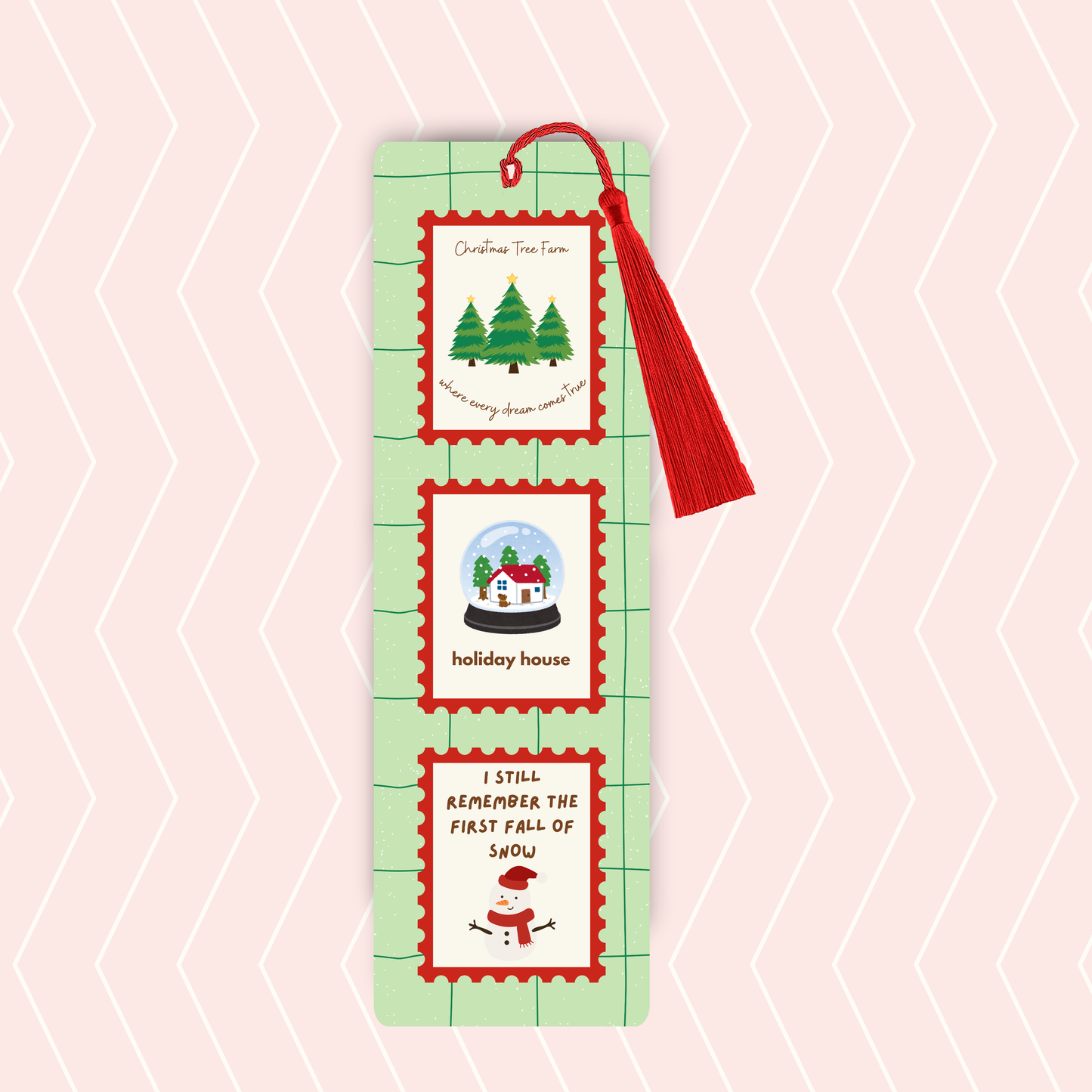 Taylor Swift Inspired Christmas Bookmark