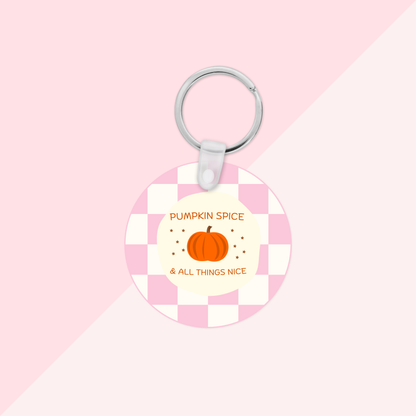 Pumpkin Spice & All Things Nice Keyring