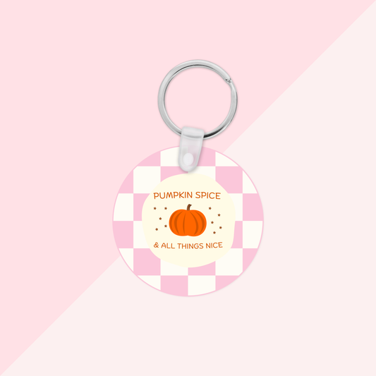 Pumpkin Spice & All Things Nice Keyring