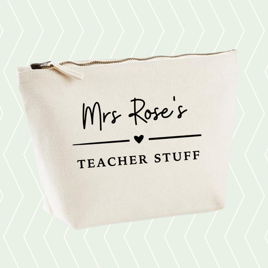 Personalised Teacher Stuff Bag