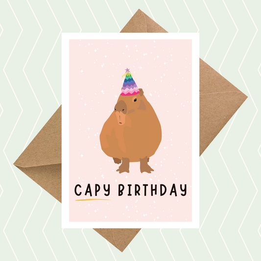 Capy Birthday Card