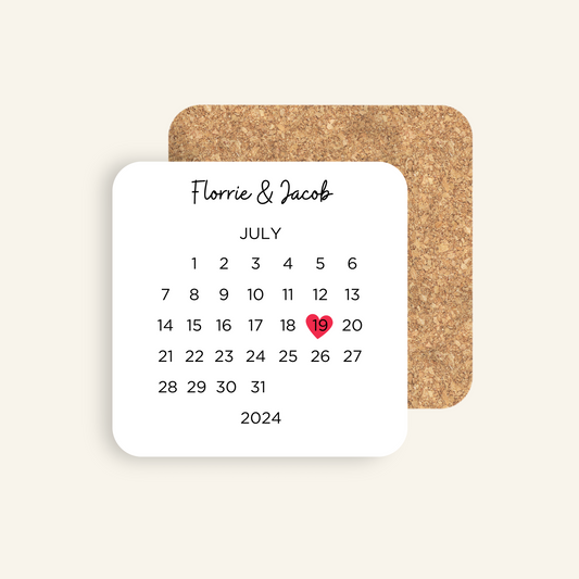 Personalised Special Date Coaster