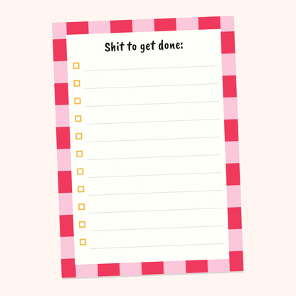 Funny Shit to Get Done Notepad