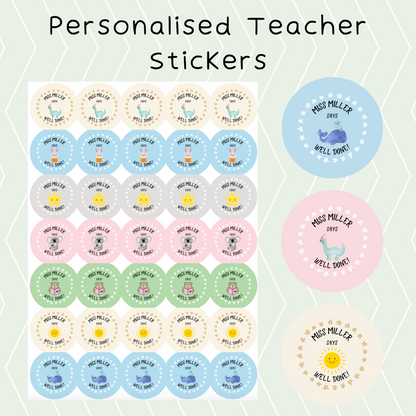 Personalised Teacher Stickers