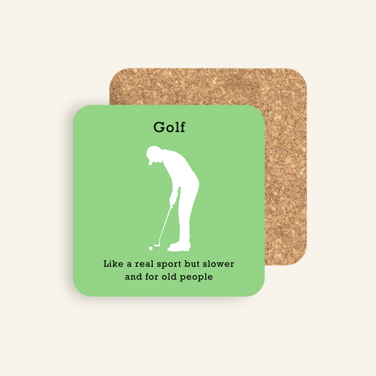 Funny Golf Coaster