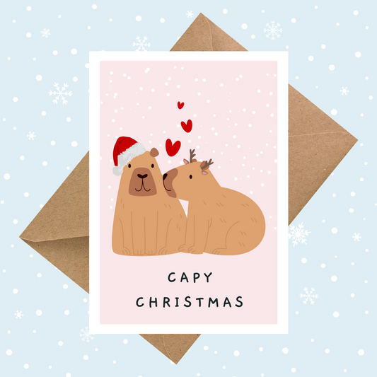 Capy Christmas Card