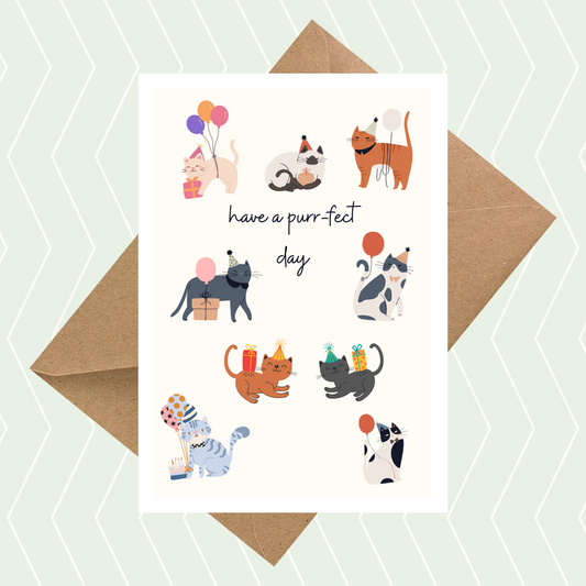 Have a Purr-fect Day Cat Card