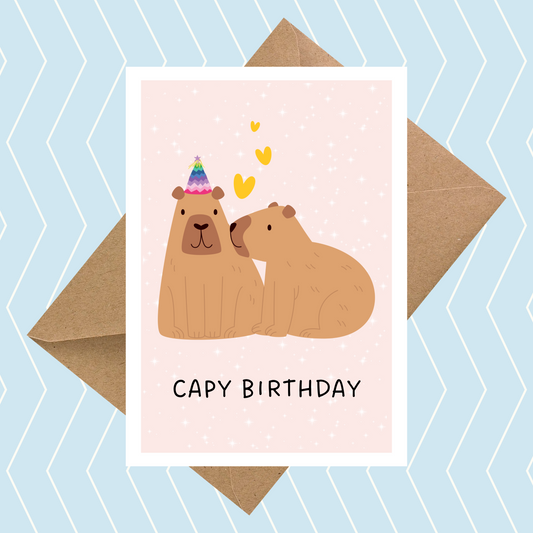 Capy Birthday Card