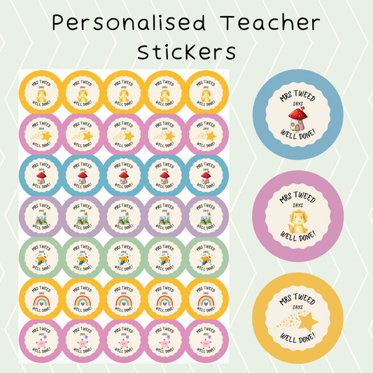 Personalised Teacher Stickers