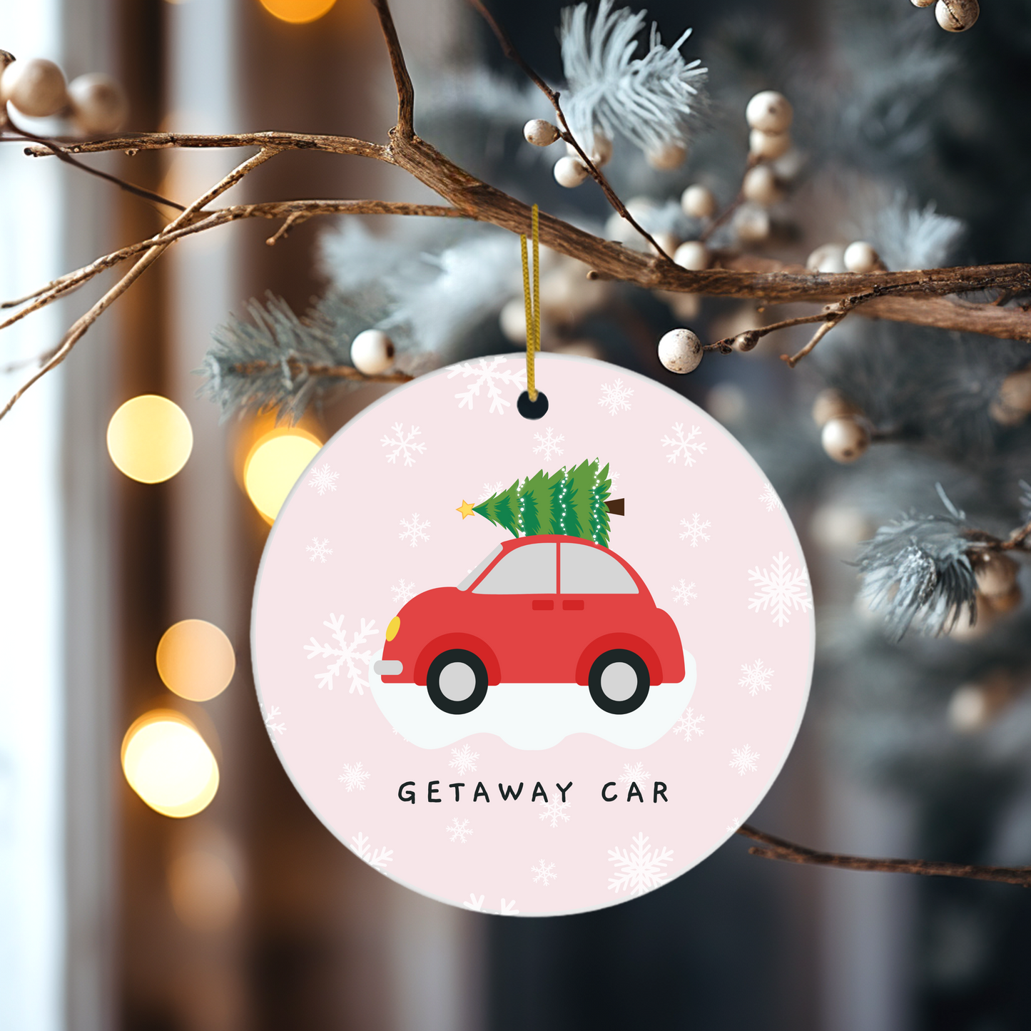 Taylor Swift Inspired Getaway Car Christmas Decoration