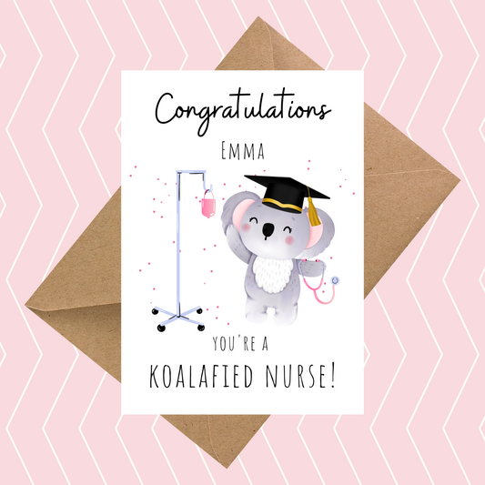 Congratulations Qualified Nurse Card