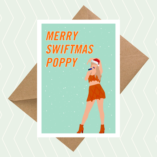 Personalised Merry Swiftmas Card