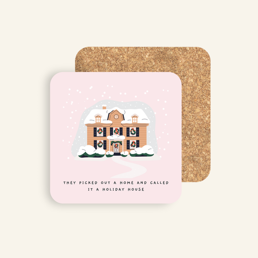 Taylor Swift Inspired Holiday House Coaster