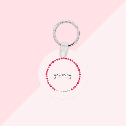 Taylor Swift Inspired You're my Lover Keyring