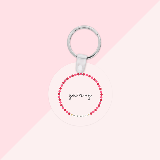 Taylor Swift Inspired You're my Lover Keyring