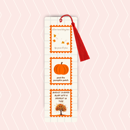 Taylor Swift Inspired Autumn Bookmark