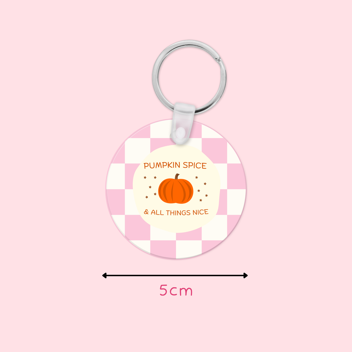 Pumpkin Spice & All Things Nice Keyring