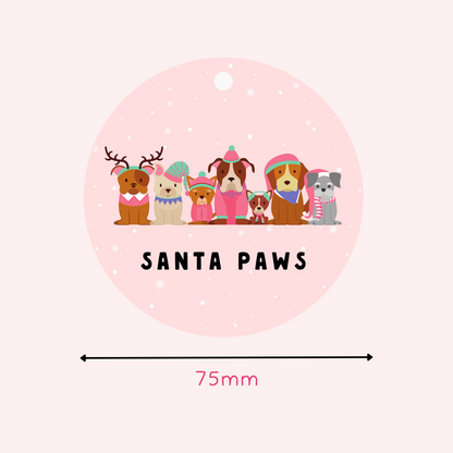 Santa Paws Christmas Decoration