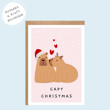 Capy Christmas Card
