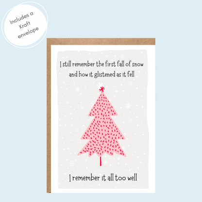 All Too Well Christmas Card