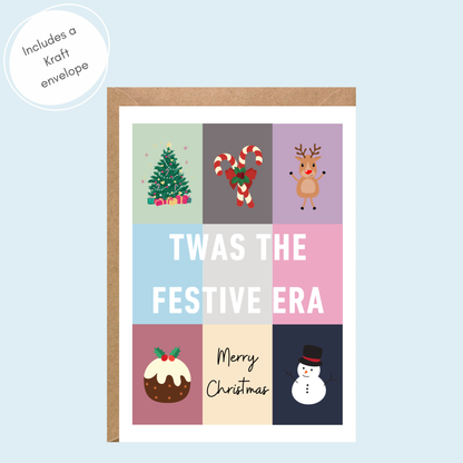’Twas the Festive Era Christmas Card